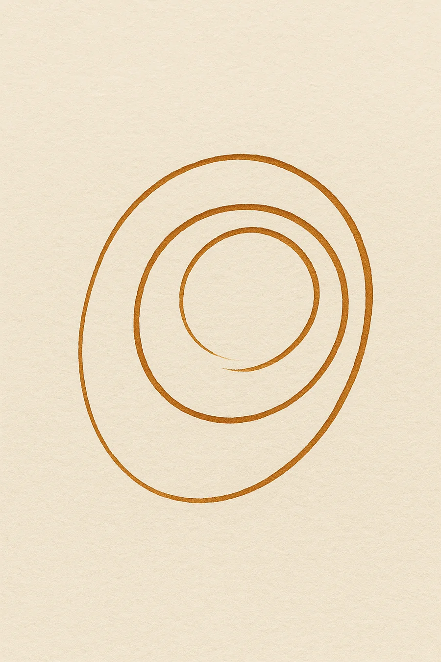 Abstract: a copper thread forming concentric loops
